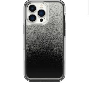 OtterBox Black and Silver Phone Case with Gradient Design